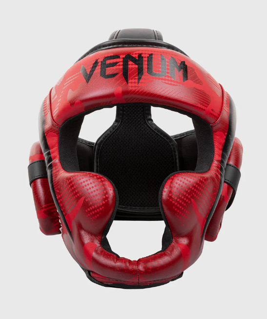 Venum Elite Headgear Red Camo